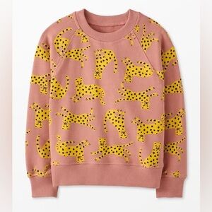 Hanna Andersson French Terry Cheetah Pullover